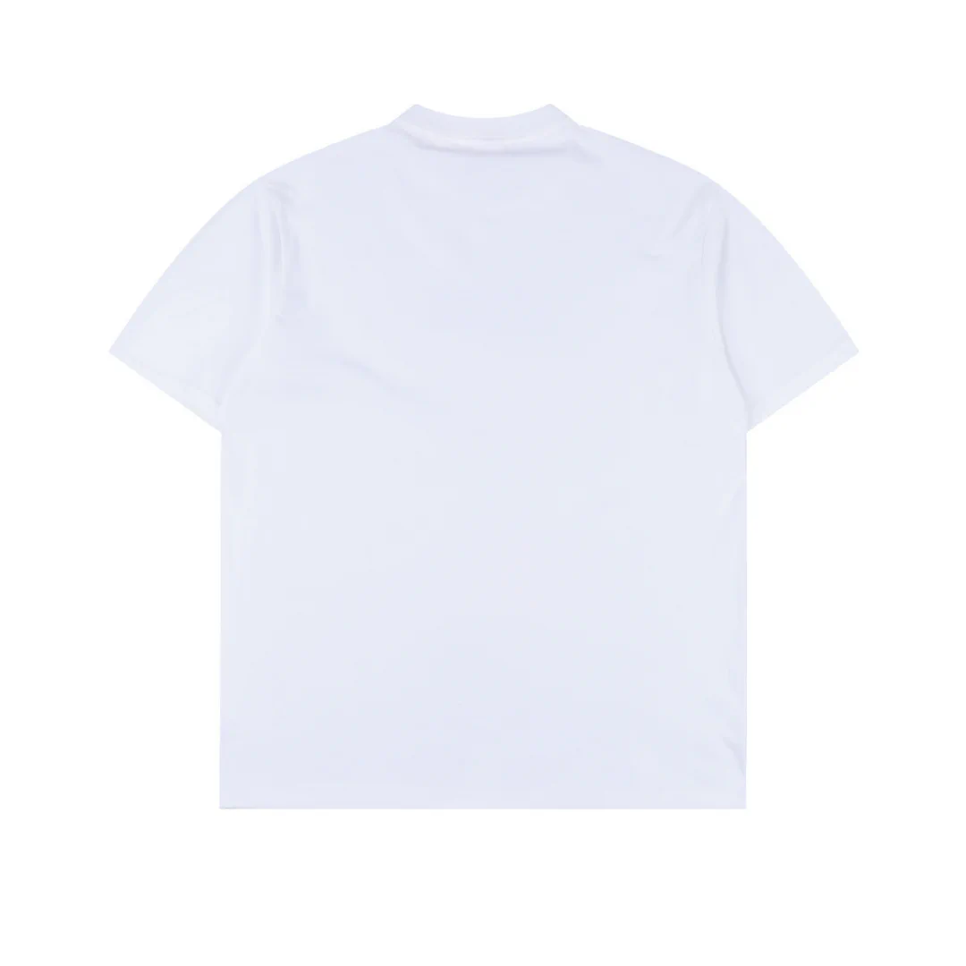 SUP Box Logo Zebra Blue Print T-Shirt in White - 515 - spm0000515 - Image 2