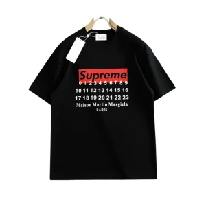 SUP Logo-Print Cotton T-Shirt - SUP0001