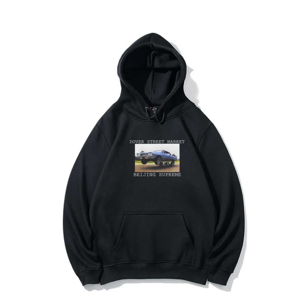 SUP Graphic Print Hoodie - SUP0007