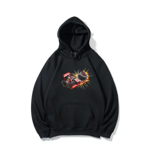 SUP Graphic Print Hoodie - SUP0008