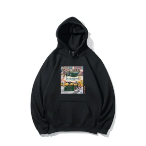 SUP Graphic Print Hoodie - SUP0023