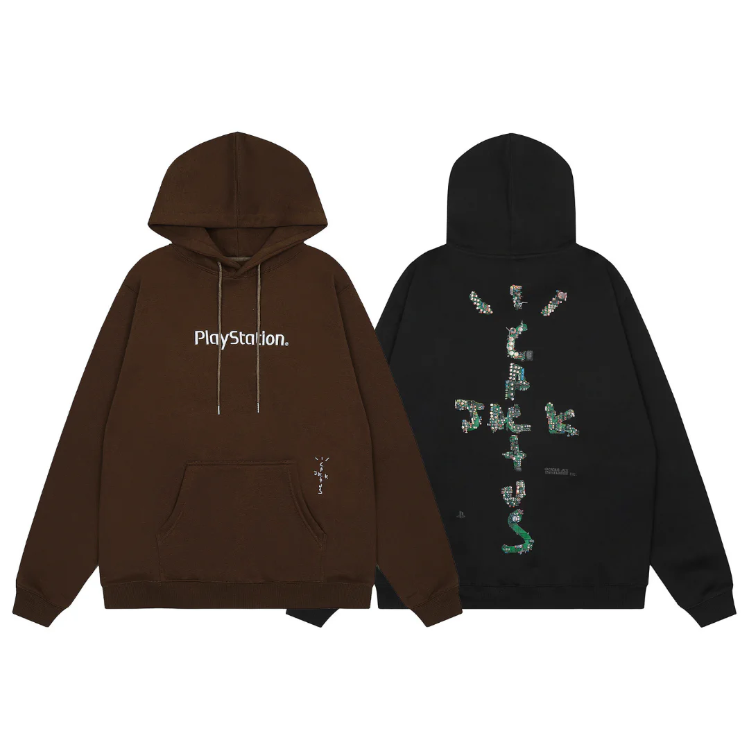 Cactus Jack Graphic Print Hoodie - TS0015 - Image 5