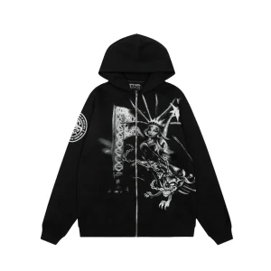 Travis Scott Graphic Print Hoodie Zip - TS0018