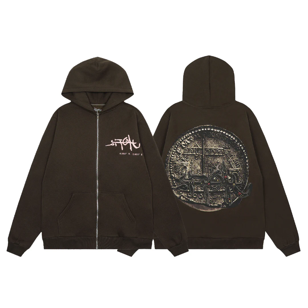 Travis Scott Graphic Print Hoodie Zip - TS0019 - Image 3