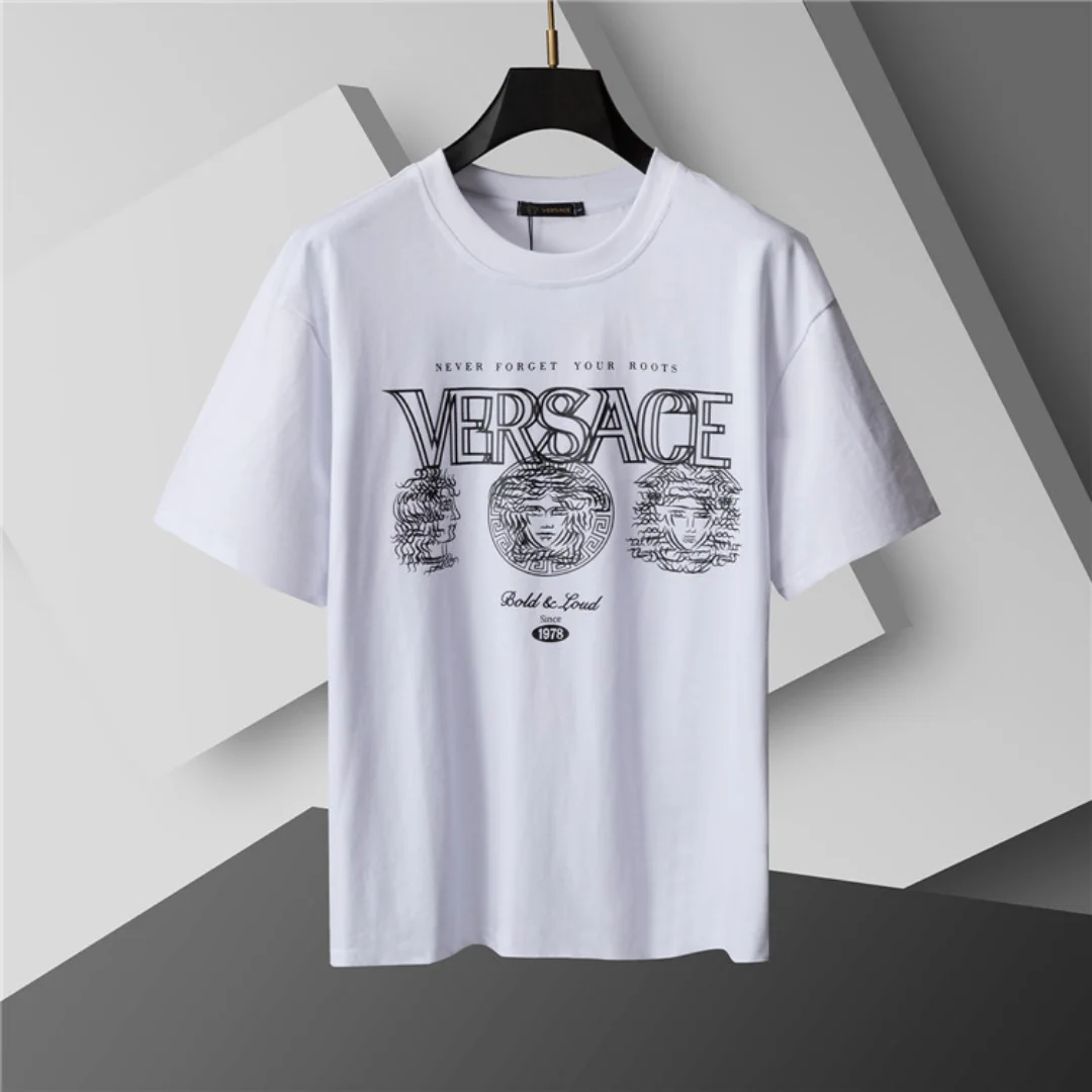 VS Medusa Logo T Shirt in White - vs0000084 - Image 2