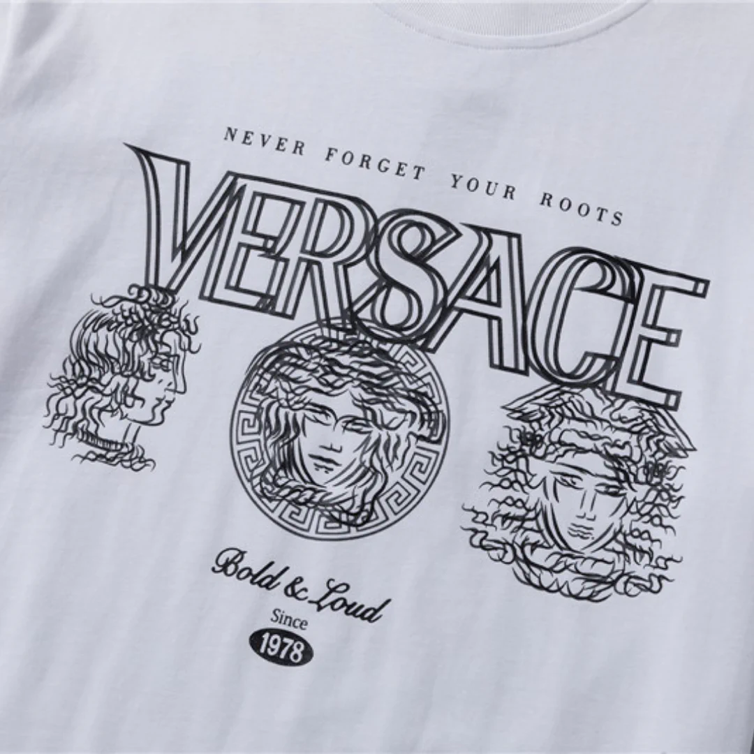 VS Medusa Logo T Shirt in White - vs0000084 - Image 6