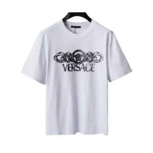 VS Medusa On Chain T-Shirt in White - vs0000086