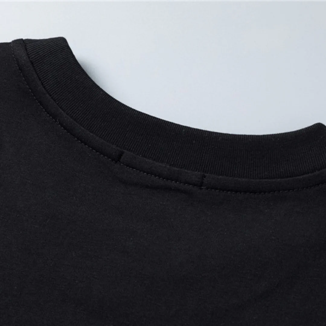 VS Medusa Safety Pin-print Cotton T-shirt in Black - vs0000087 - Image 11