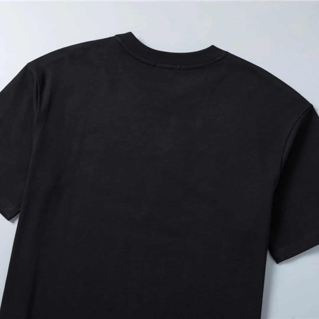 VS Medusa Safety Pin-print Cotton T-shirt in Black - vs0000087 - Image 6