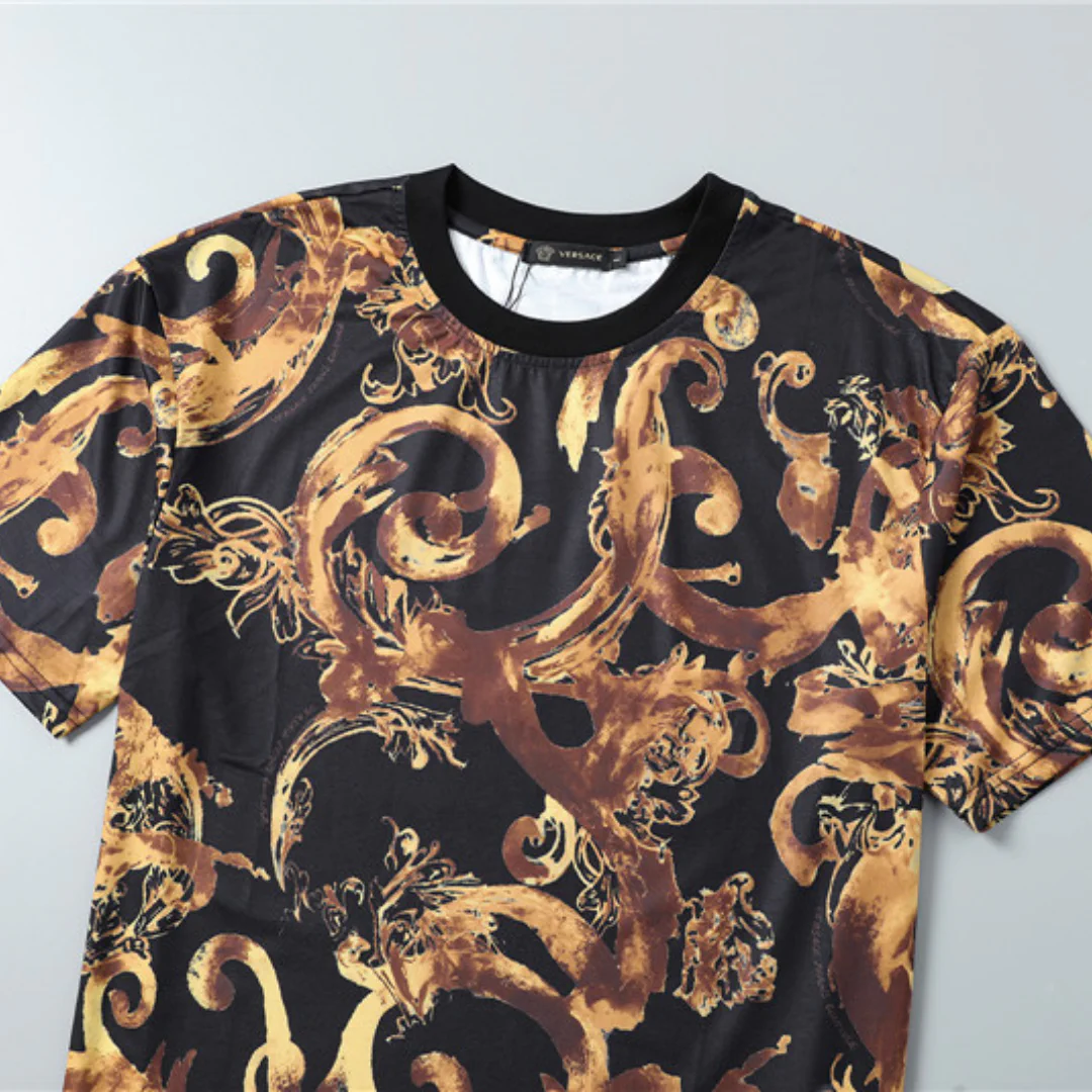 VS Jeans Couture Black With Baroque Logo - vs0000091 - Image 4