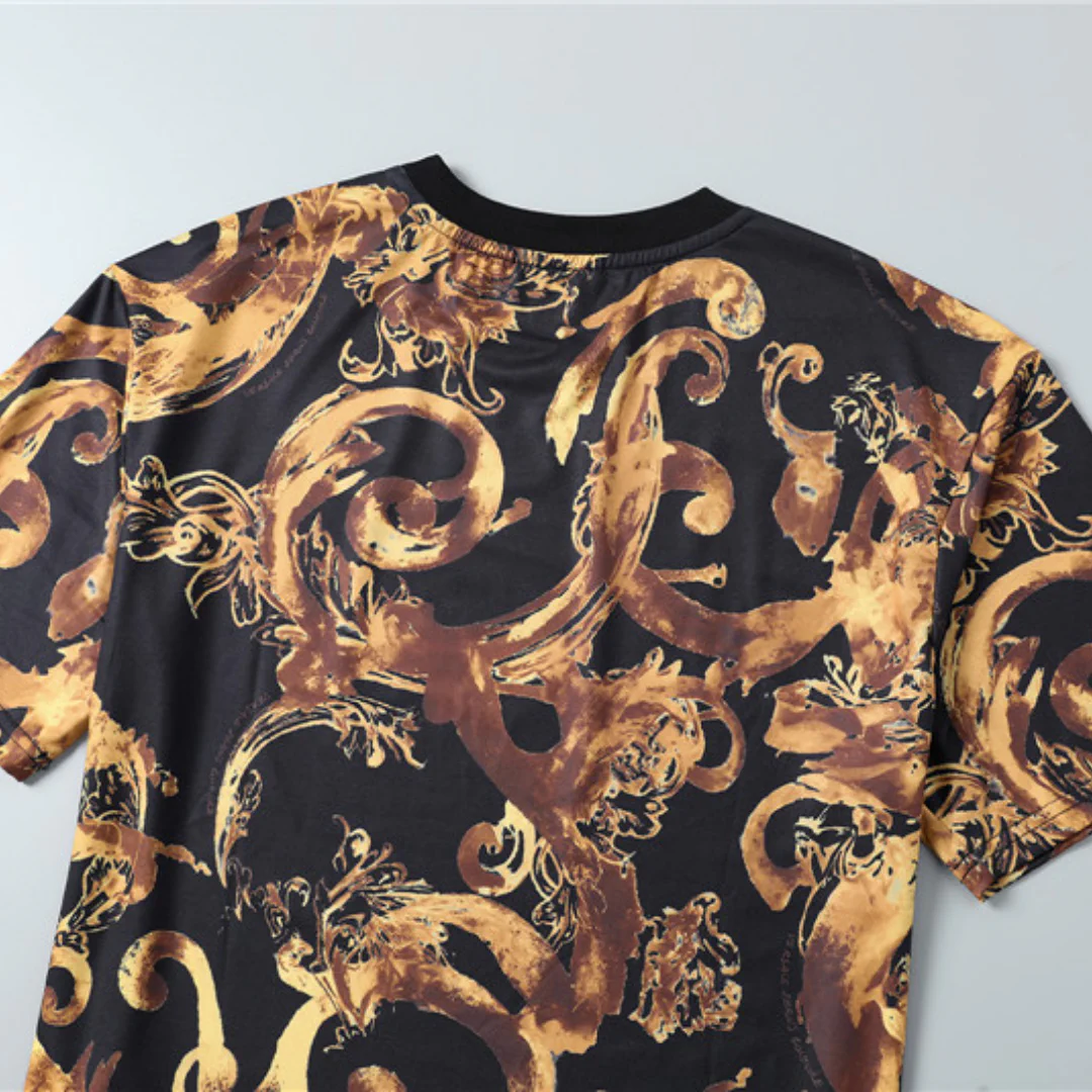 VS Jeans Couture Black With Baroque Logo - vs0000091 - Image 5