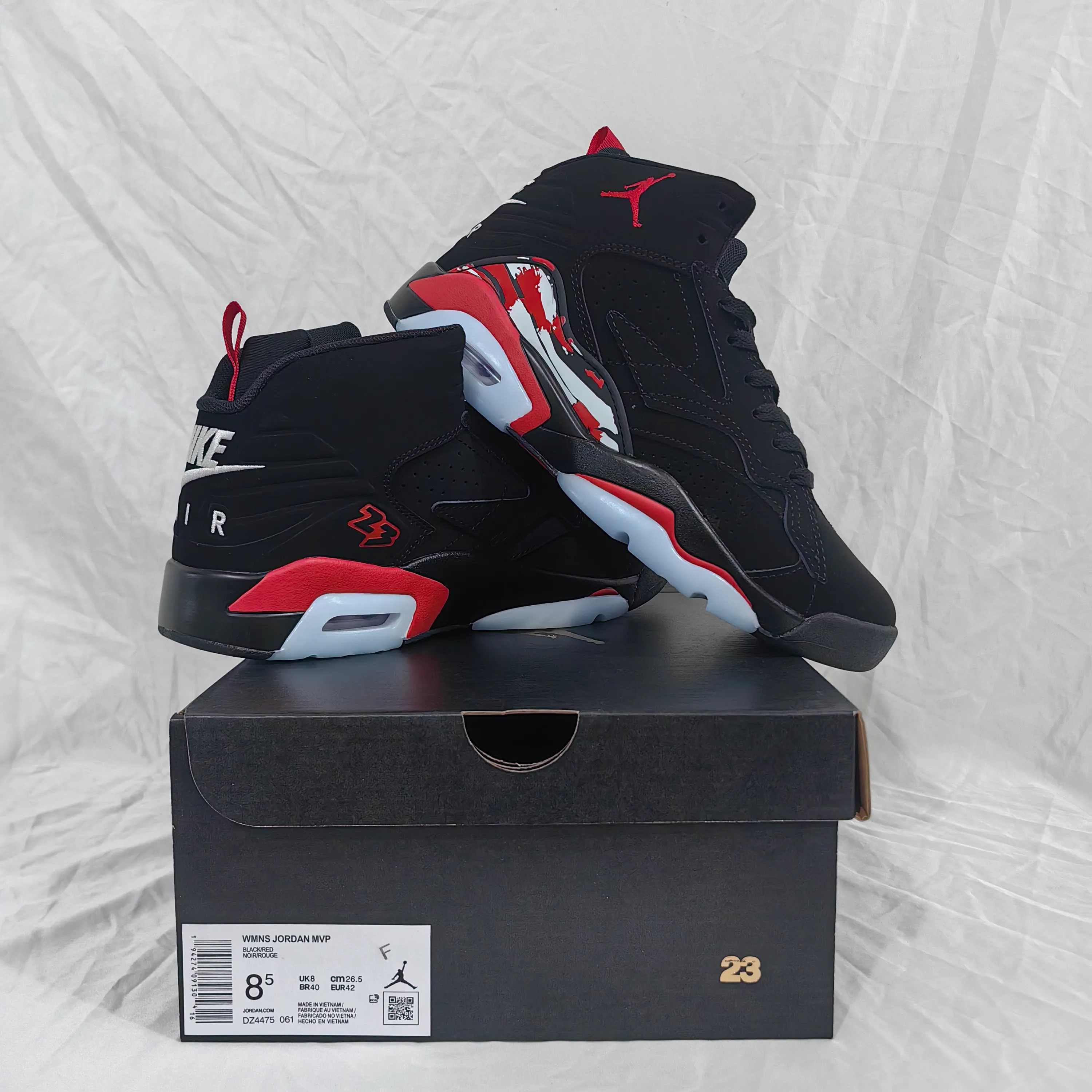 AJ MVP 678 ‘Bred’ Shoes Sneakers - nk0004851 - Image 7