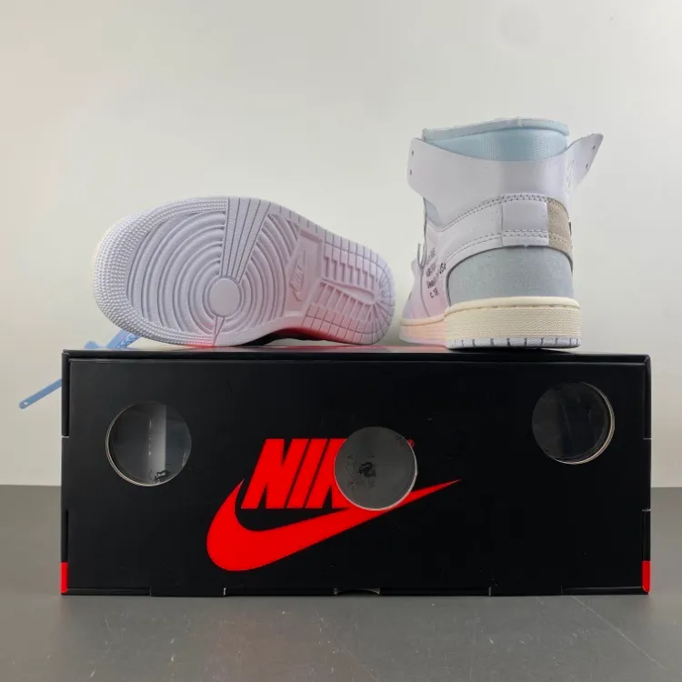 Virgil Abloh Archive x AJ 1 High OG 'Alaska' Shoes Sneakers – nk0004931 - Image 11