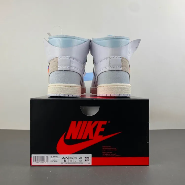 Virgil Abloh Archive x AJ 1 High OG 'Alaska' Shoes Sneakers – nk0004931 - Image 14