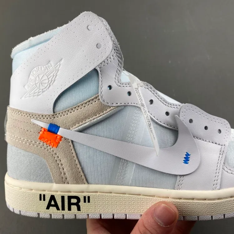 Virgil Abloh Archive x AJ 1 High OG 'Alaska' Shoes Sneakers – nk0004931 - Image 18