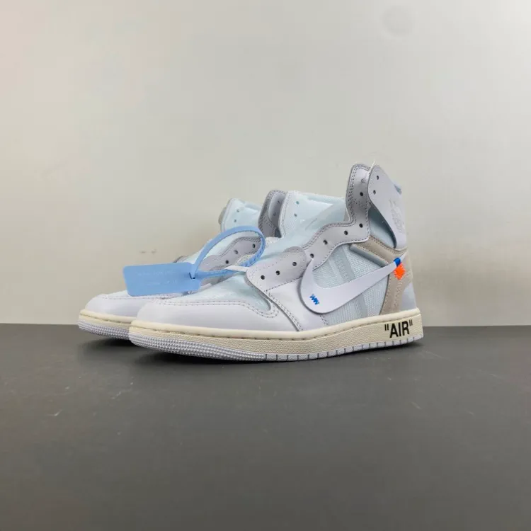 Virgil Abloh Archive x AJ 1 High OG 'Alaska' Shoes Sneakers – nk0004931 - Image 8