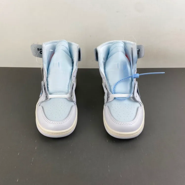 Virgil Abloh Archive x AJ 1 High OG 'Alaska' Shoes Sneakers – nk0004931 - Image 9